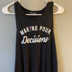 Tank Top Graphic Tee